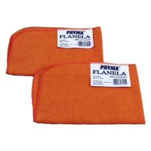 FLANELA PRYMA (Pequena) - 28 X 38 cm Pacote com 12 Unidades