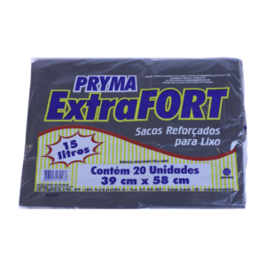 PRYMA EXTRAFORT SACOS REFORÇADOS 15 LITROS